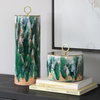 Sylvie Ceramic Containers Set/2, by Uttermost, 6" width x 1'6.25" height x 6" depth thumbnail 2