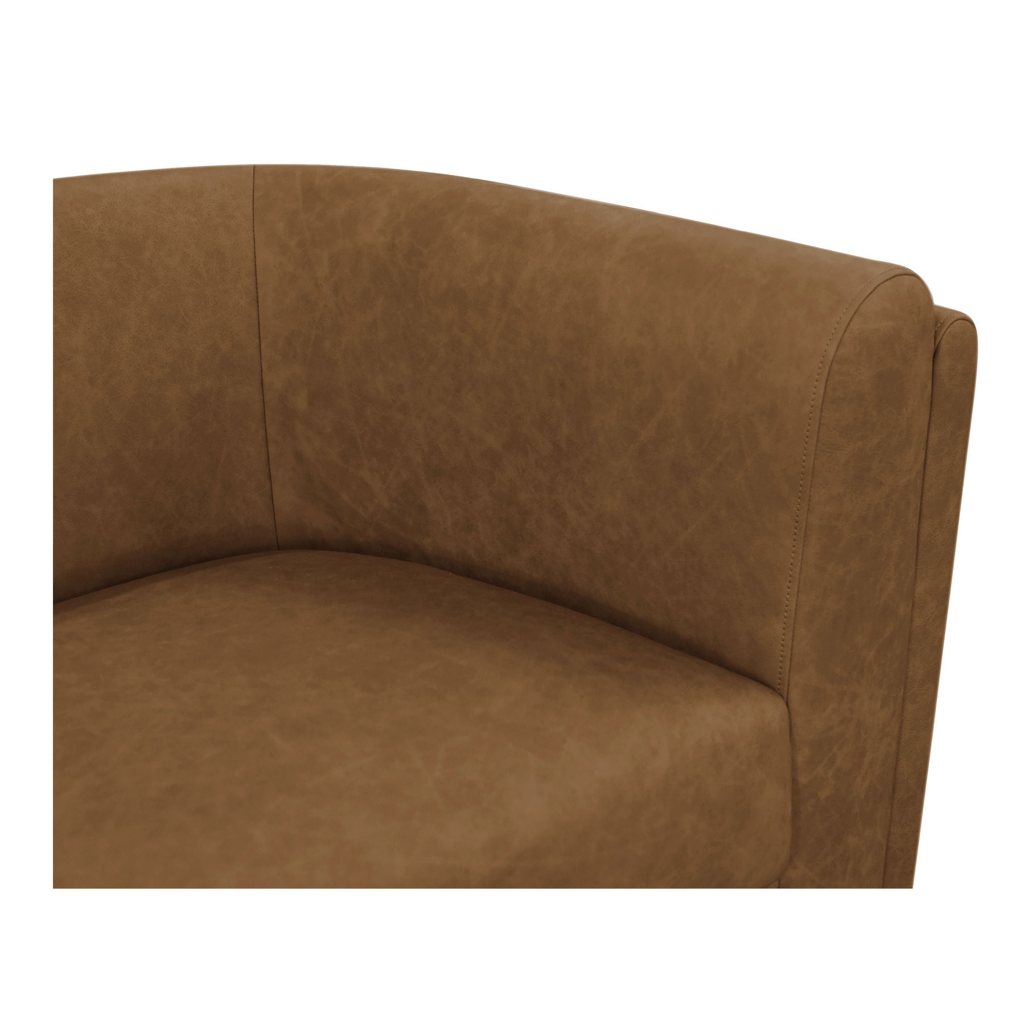 Alora Sofa Tan Leather large image 