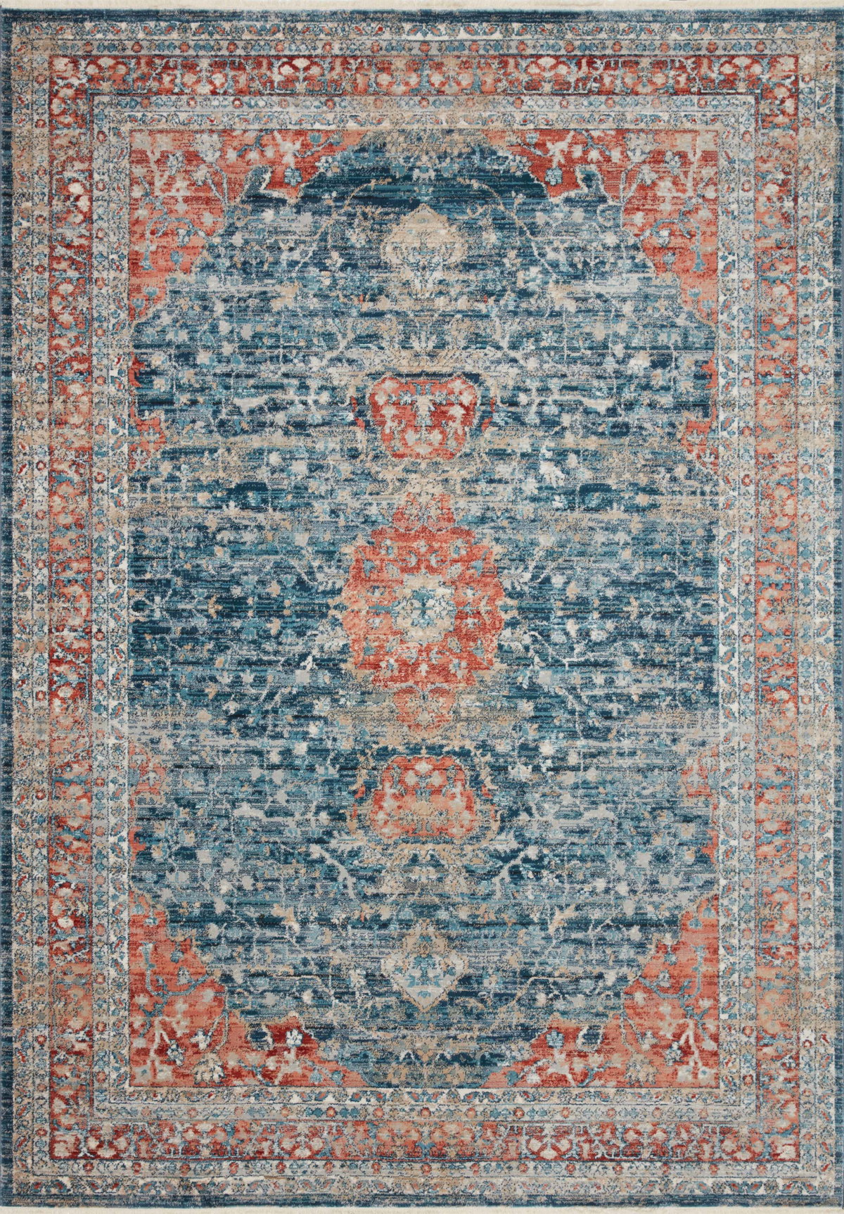 Magnolia Home by Joanna Gaines x Loloi Elise Rug, 5'3" length x 7'9" width View 1