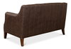 Brooks Leather Tufted 2 Seat Sofa, by Sarreid, 2'8" length x 4'6" width x 2'9" height thumbnail 12