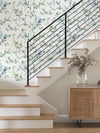 Blossom Branches White & Blue Wallpaper thumbnail 2