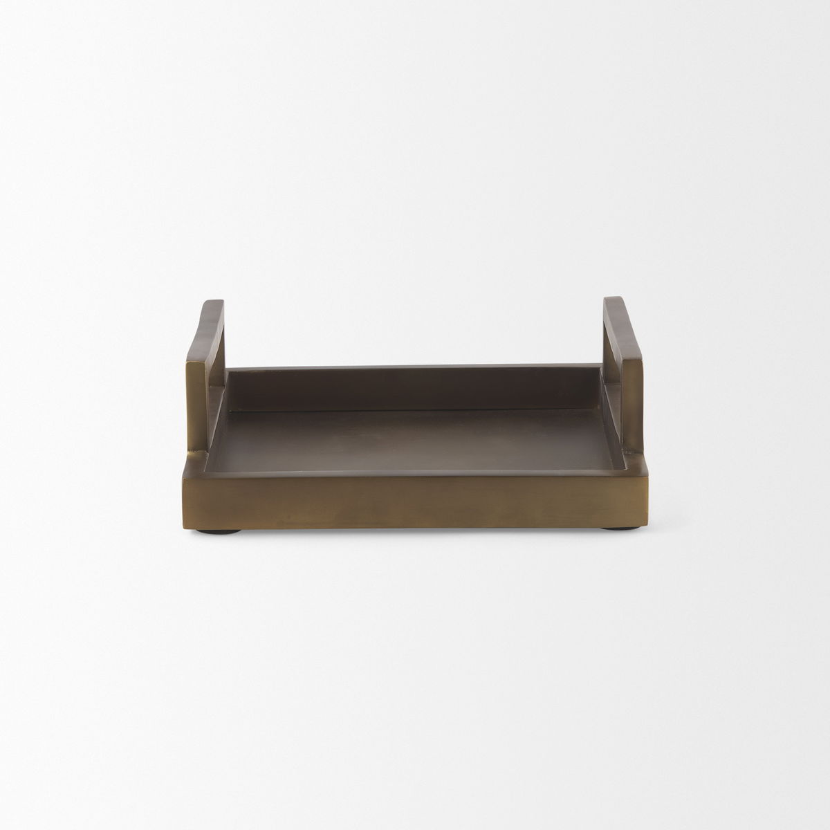 Shay Aluminium Tray - Small, Decorative Tray by Mercana, 9.5" length x 9.5" width x 3" height View 7