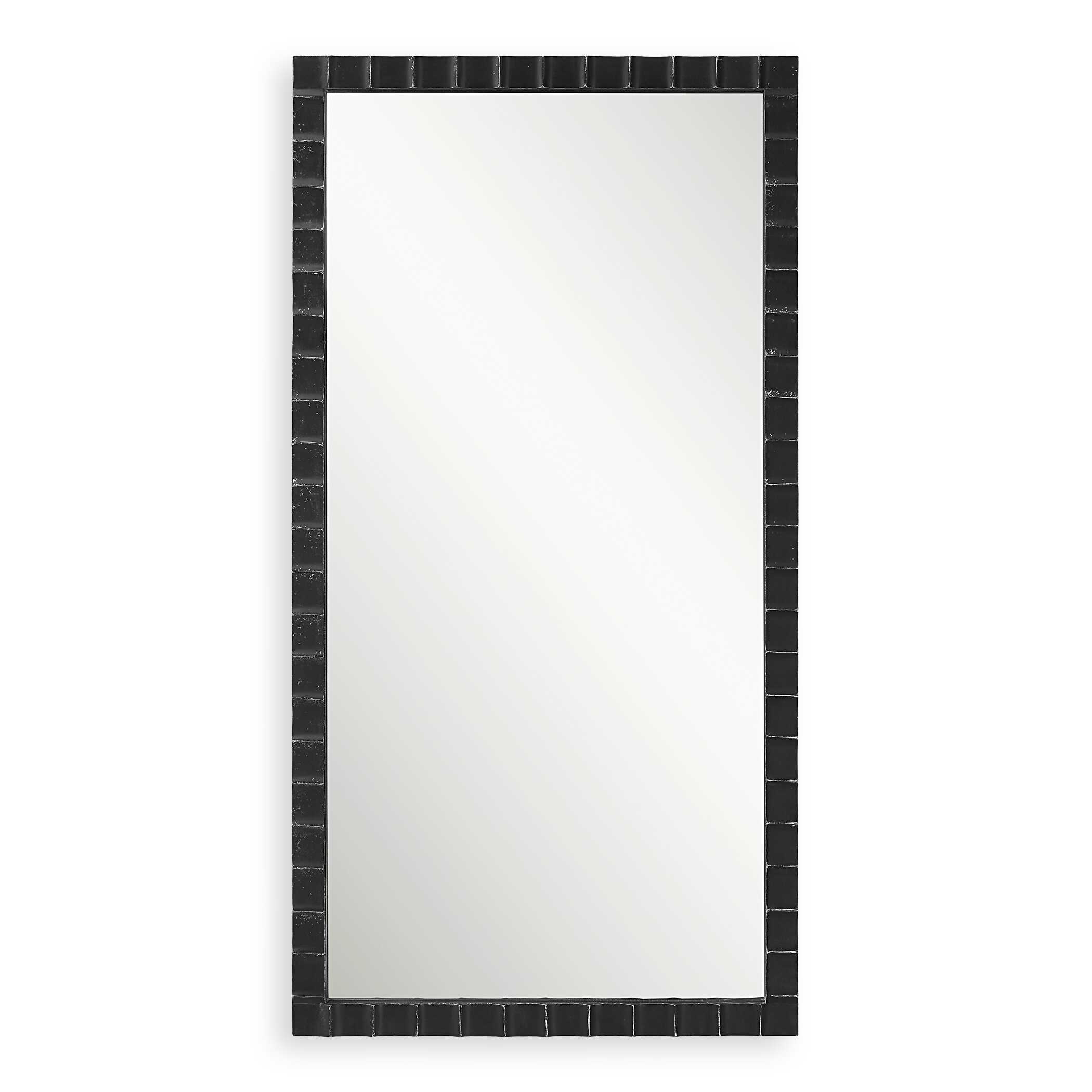 Dandridge Black Industrial Mirror Dandridge Black Industrial Mirror large image