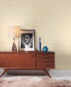Genie Cream & Beige Wallpaper, by York Wall, 34'6" length x 2'3.56" width x 0.02" depth thumbnail 3
