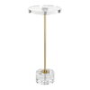 Groove Crystal Drink Table, Side & End Table by Uttermost, 10.25" width x 23.75" height x 10.25" depth thumbnail 8