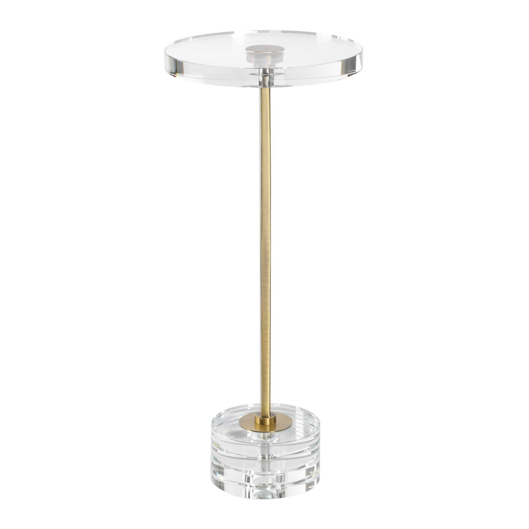 Groove Crystal Drink Table large image 