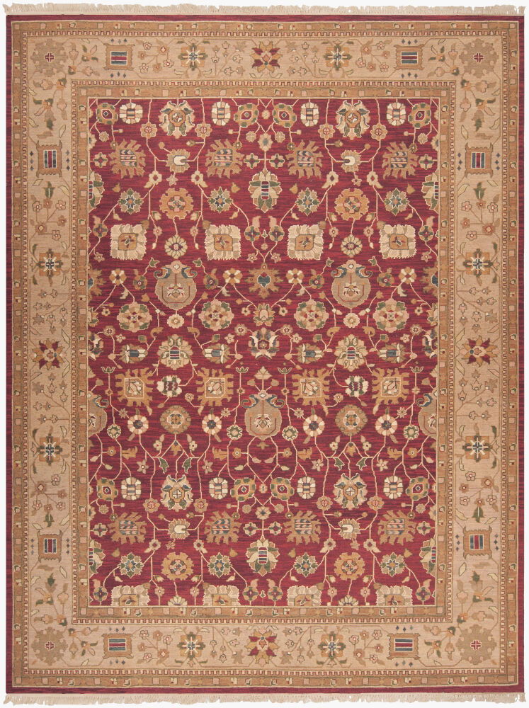 Soumek Handmade Rug, by Surya, 3' length x 2' width