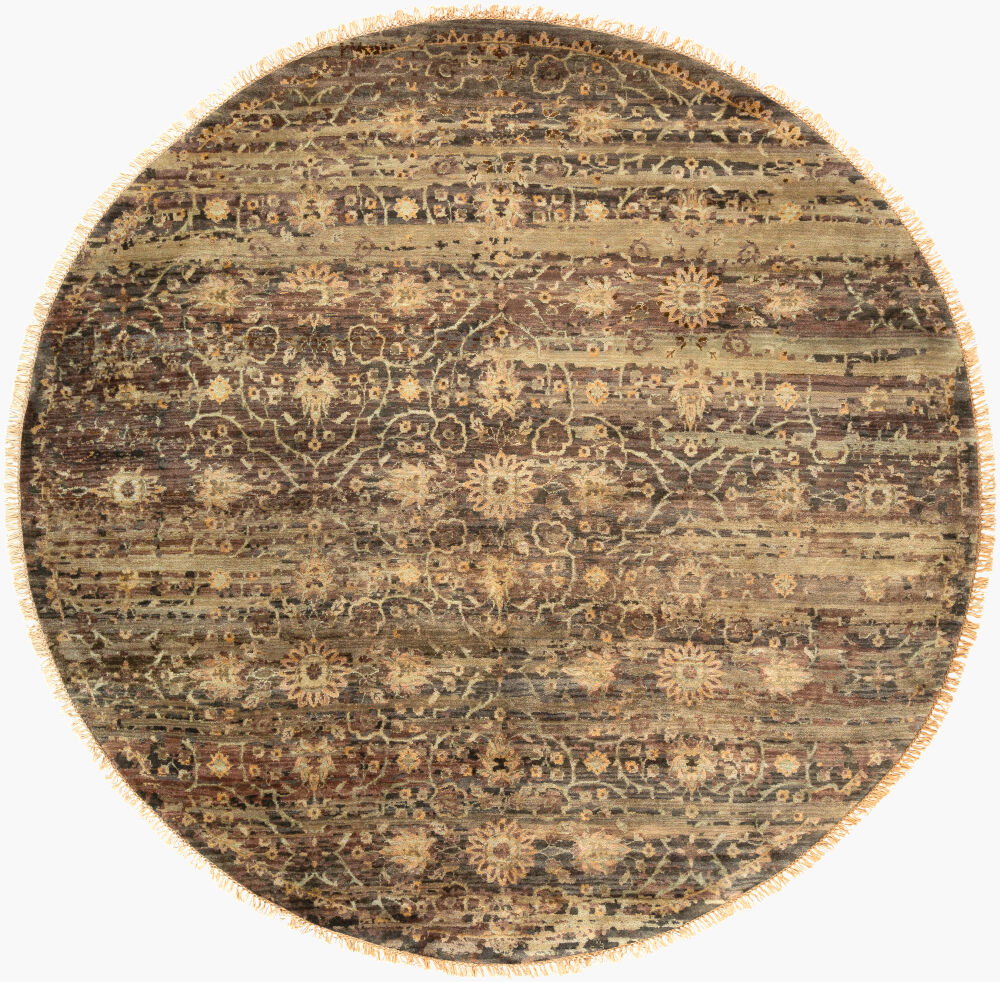 Empress Handmade Rug, by Surya, 8' length x 8' width