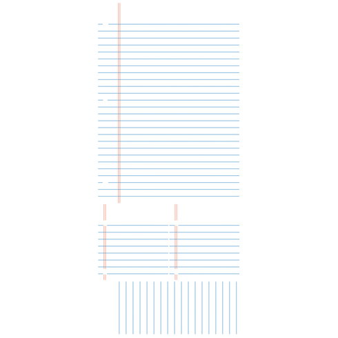 Notebook Paper Dry Erase Giant Wall Decals