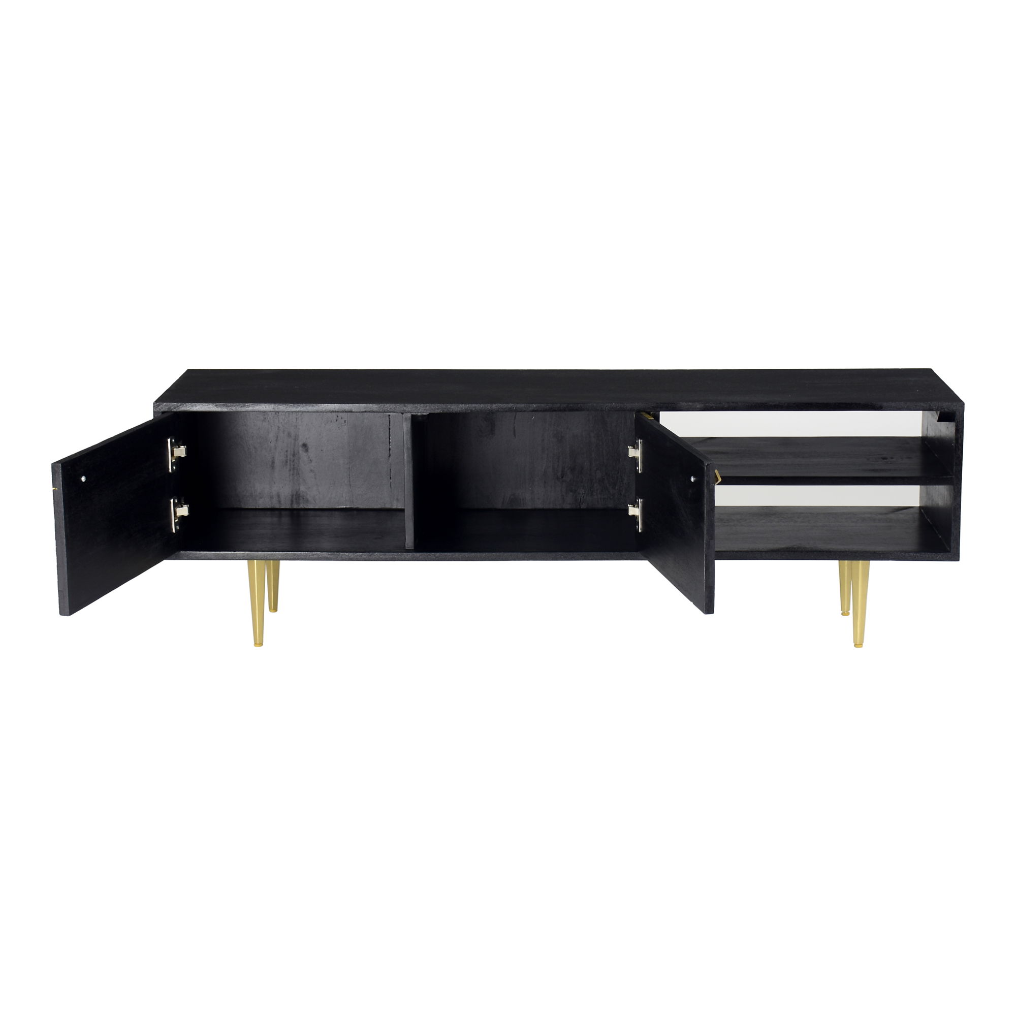 Sapporo Media Cabinet Black large image 