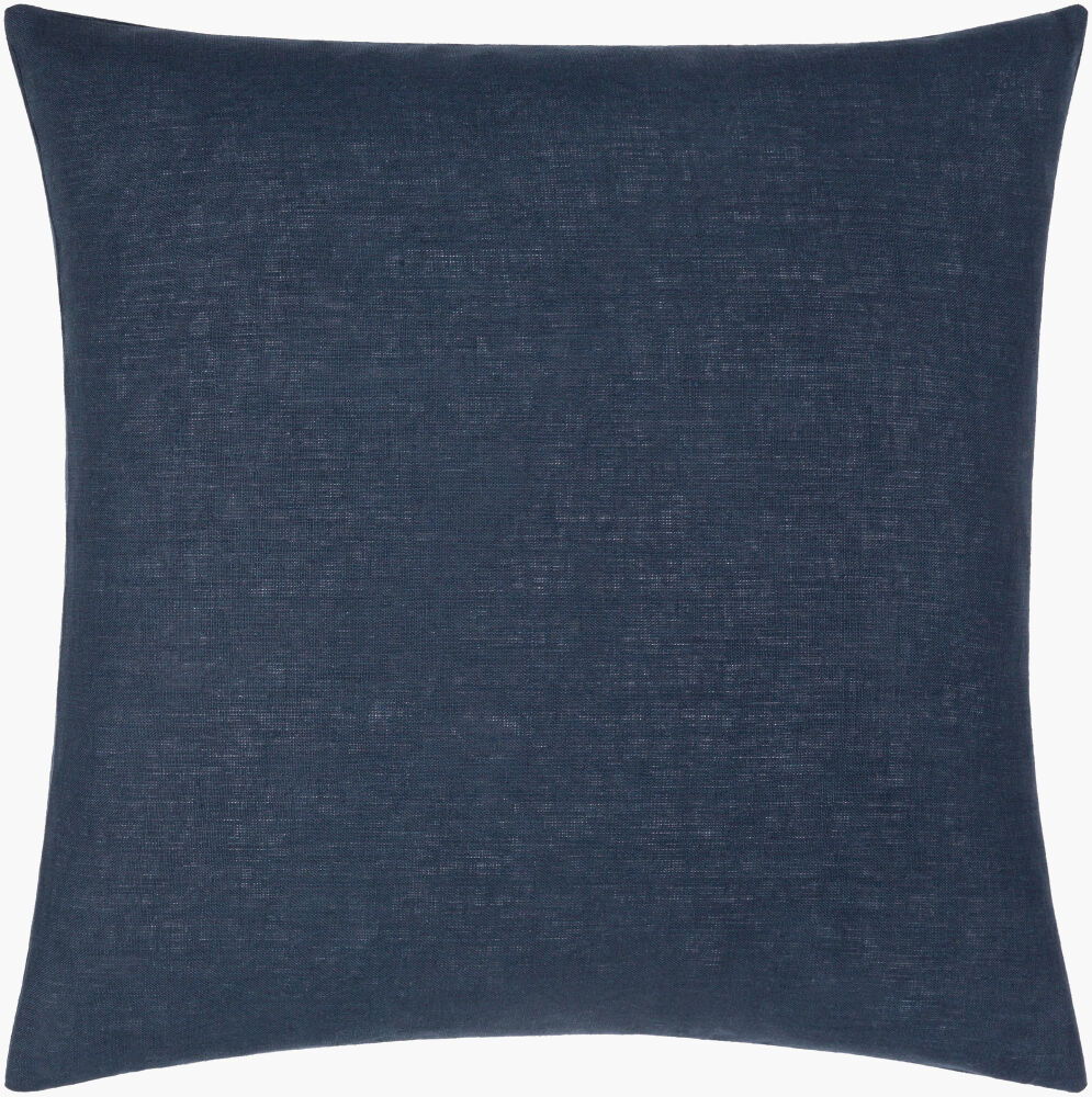 Linen Solid Lumbar Pillow Down large image 