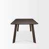 Welborn 72' Dark Brown Wood Rectangular Dining Table thumbnail 4