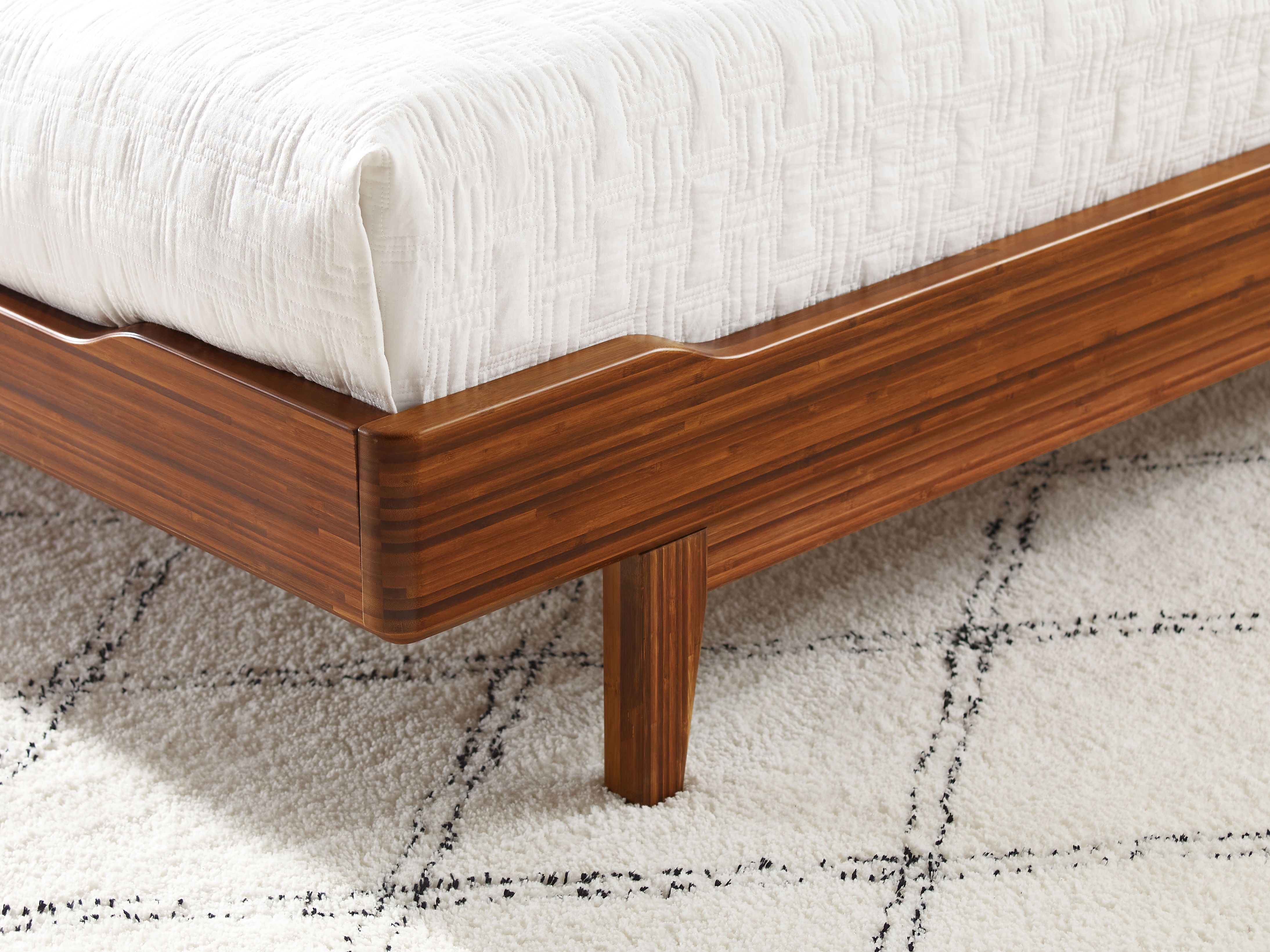 Currant Queen Platform Bed, Amber, by Greenington, 88" length x 63.75" width x 39.5" height View 10