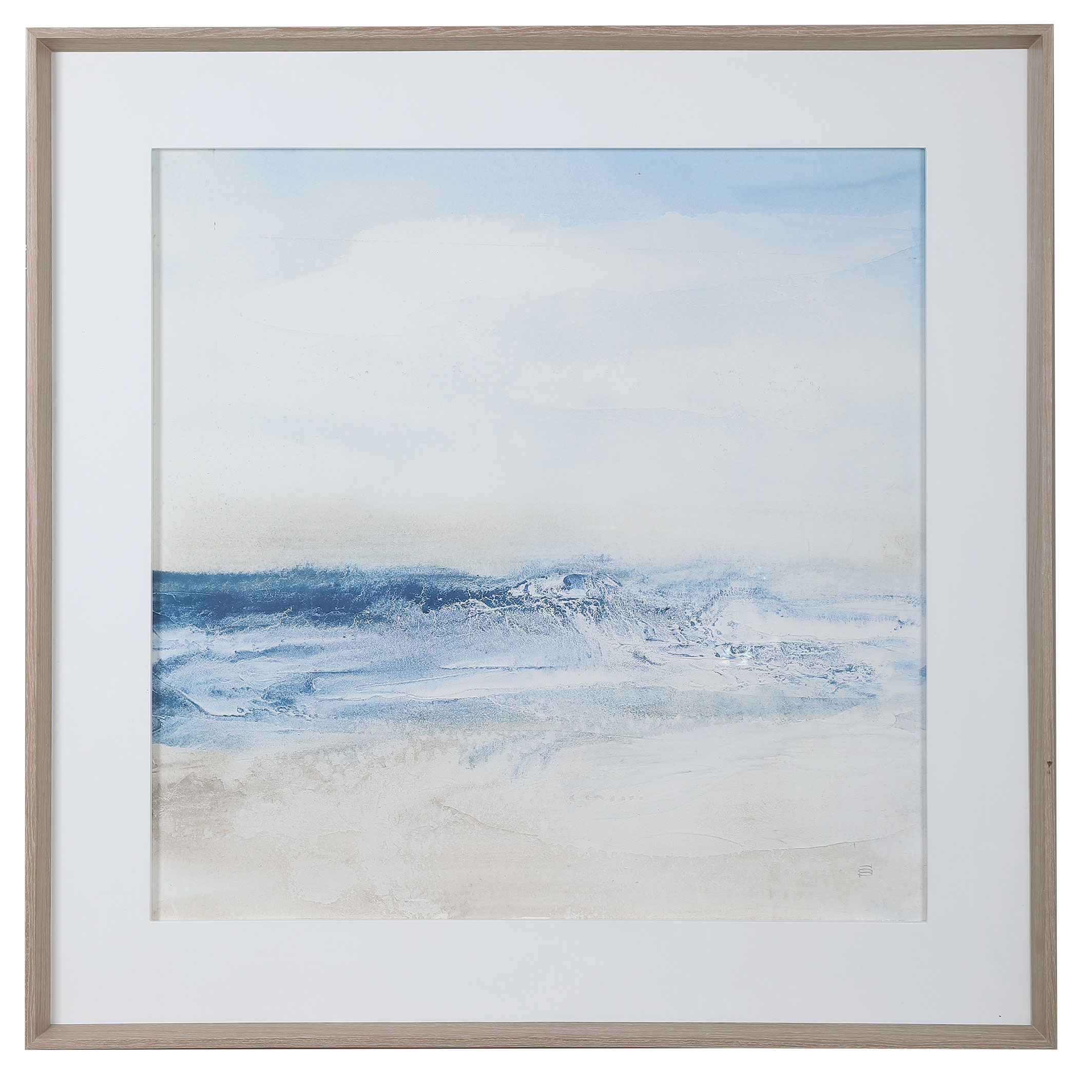 Surf And Sand Framed Print, Painting by Uttermost, 50.5" width x 50.5" height x 2.5" depth View 1