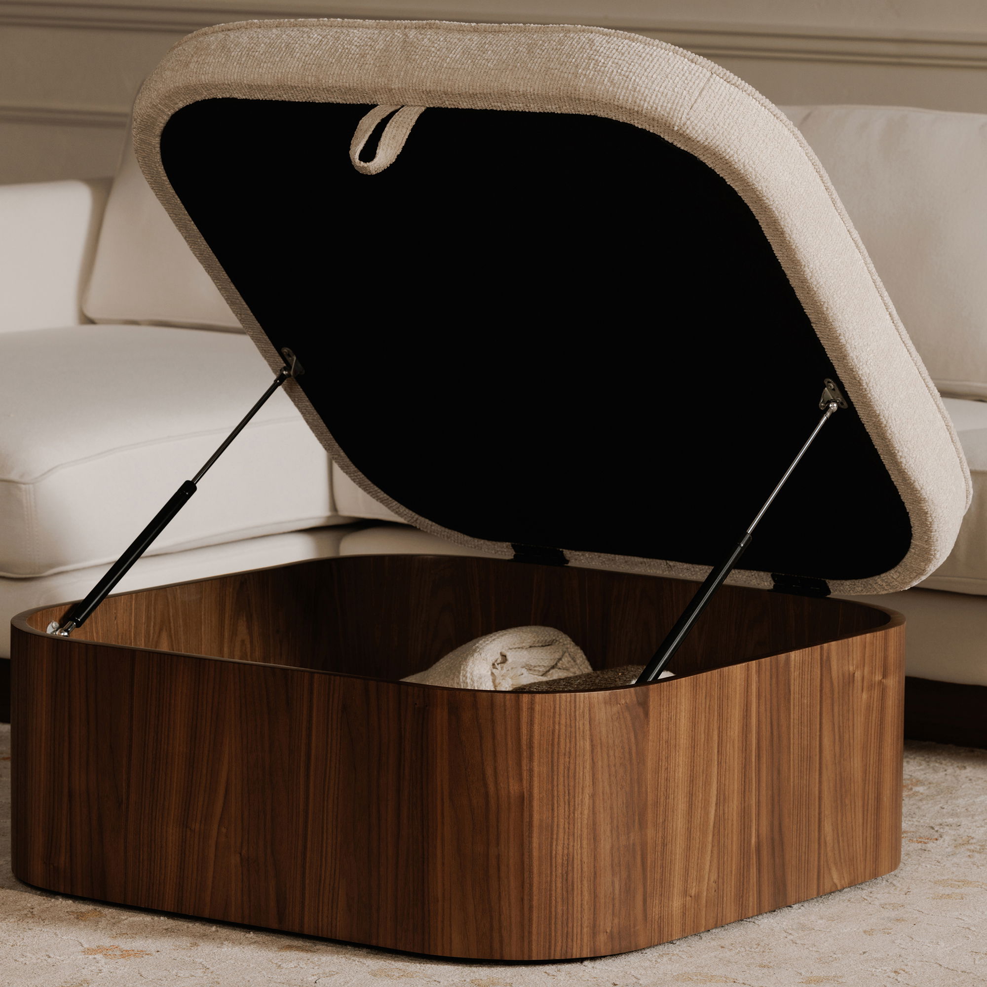 Sonny Ottoman Walnut large image 