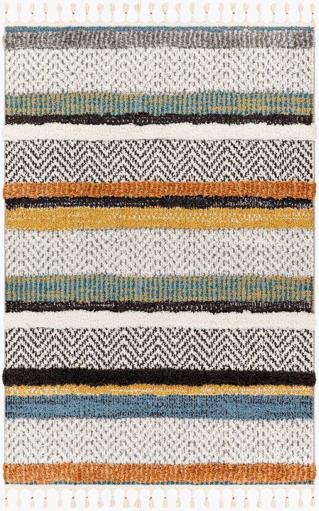 Lofty Machine Woven Rug, by Surya, 6'11.86" length x 5'2.99" width