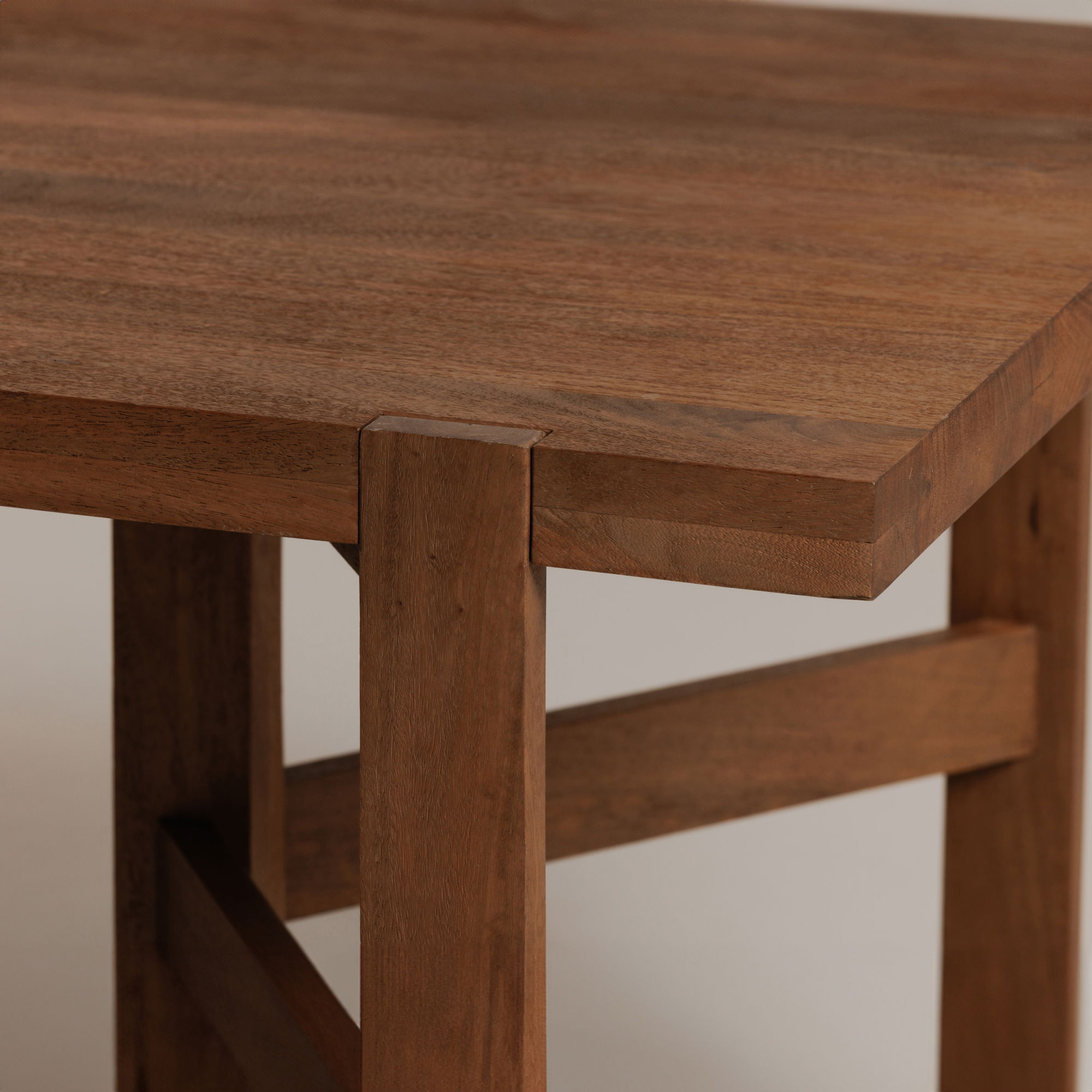Workshop Dining Table Vintage Brown large image 