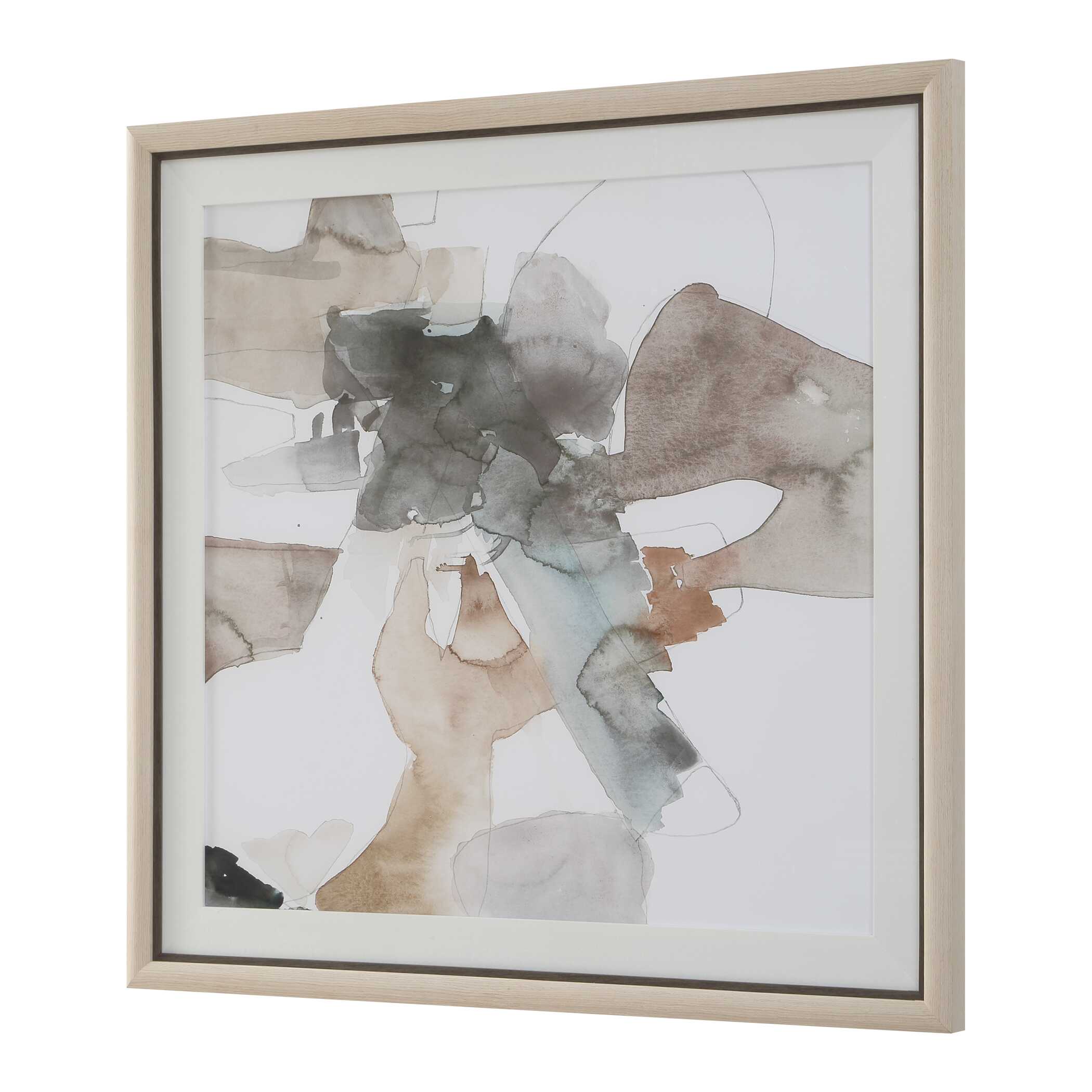 Cohesion Framed Abstract Print, Painting by Uttermost, 37" width x 38.62" height x 1.5" depth View 4