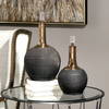 Arnav Matte Black Bottles Set/2, Vase by Uttermost, 8.5" width x 16.5" height x 8.5" depth thumbnail 3