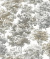 Old World Trees Grey Peel & Stick Wallpaper, by York Wall, 16'6" length x 1'8.5" width x 0.02" depth thumbnail