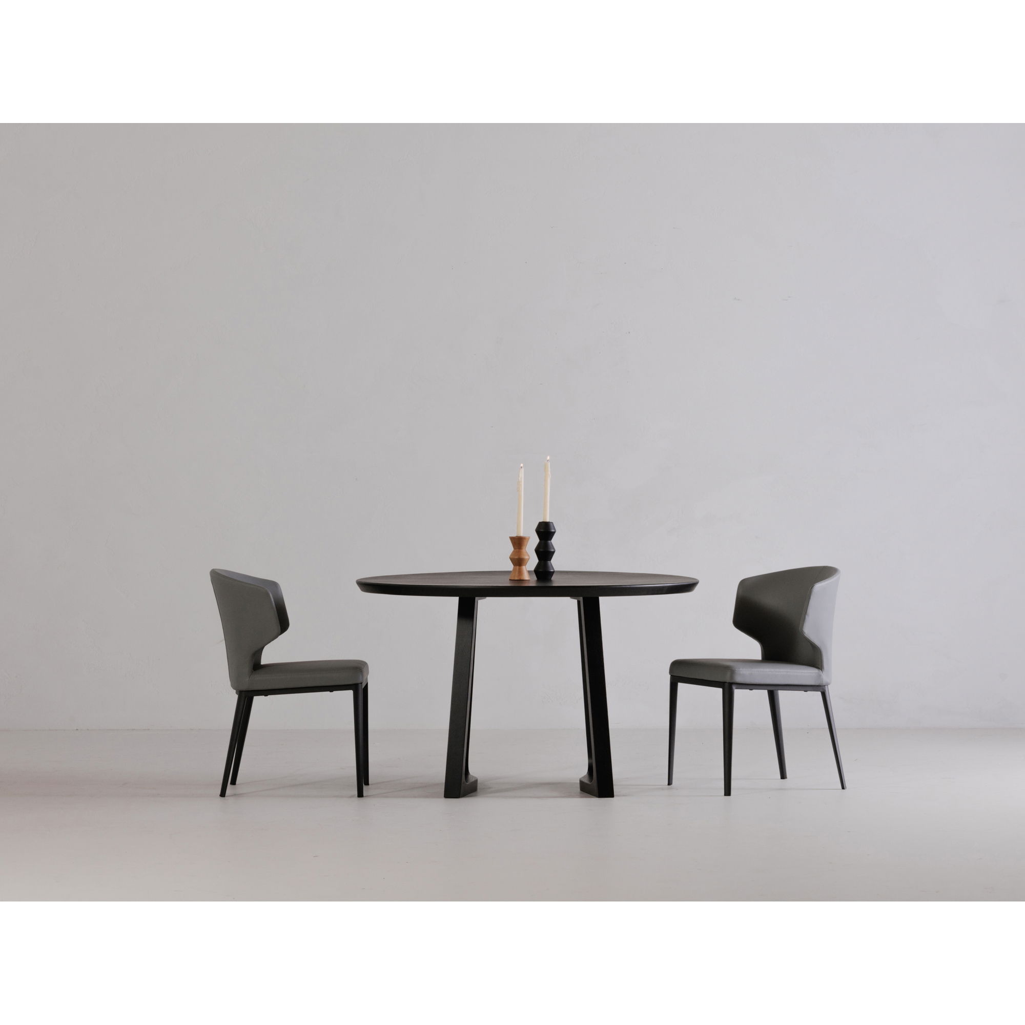 Delaney Dining Chair Grey - Set Of Two large image 