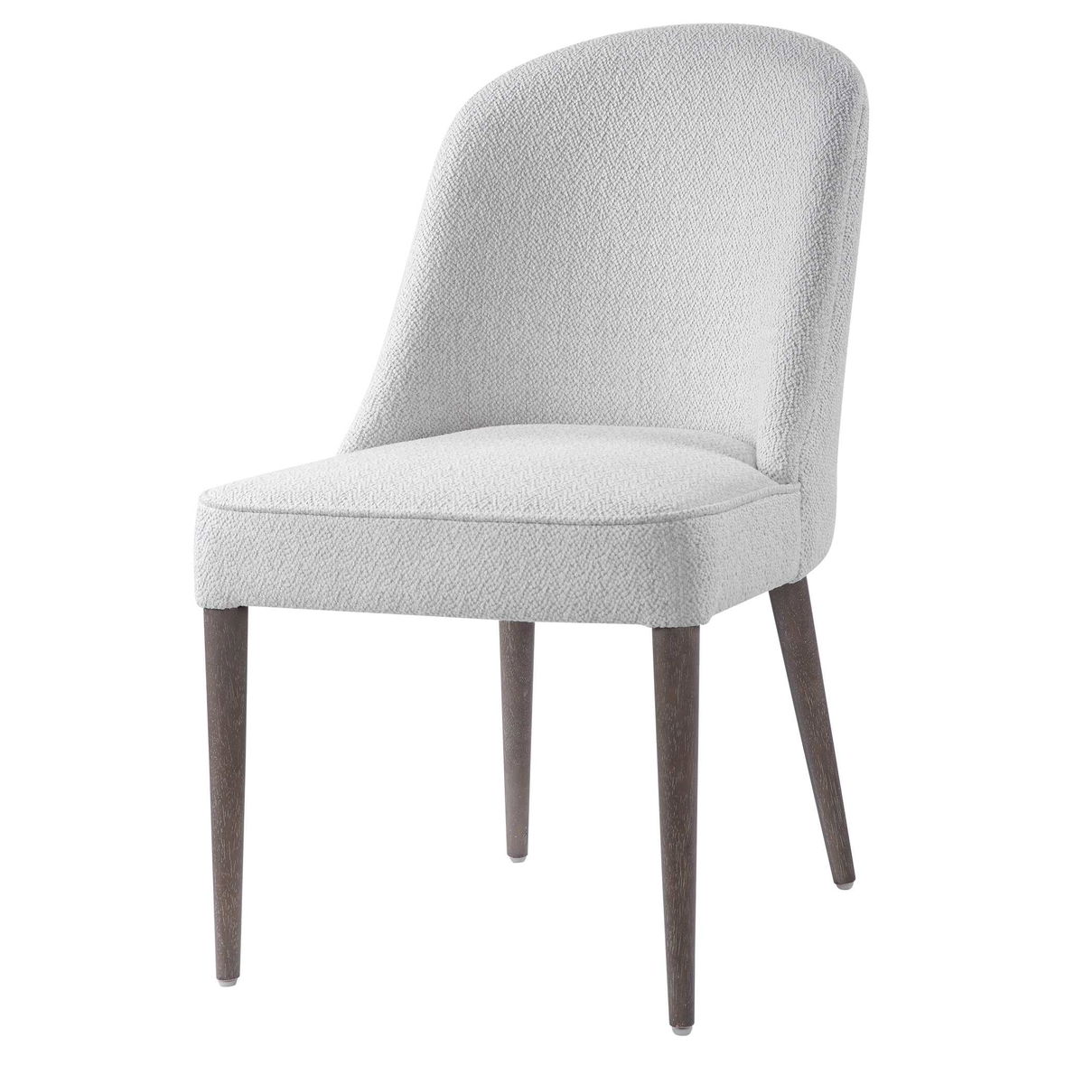 Brie Armless Chair White Set Of 2, Accent Chair by Uttermost, 21" width x 36.5" height x 27" depth View 6