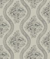 Coverlet Floral Black & Grey Wallpaper thumbnail 0