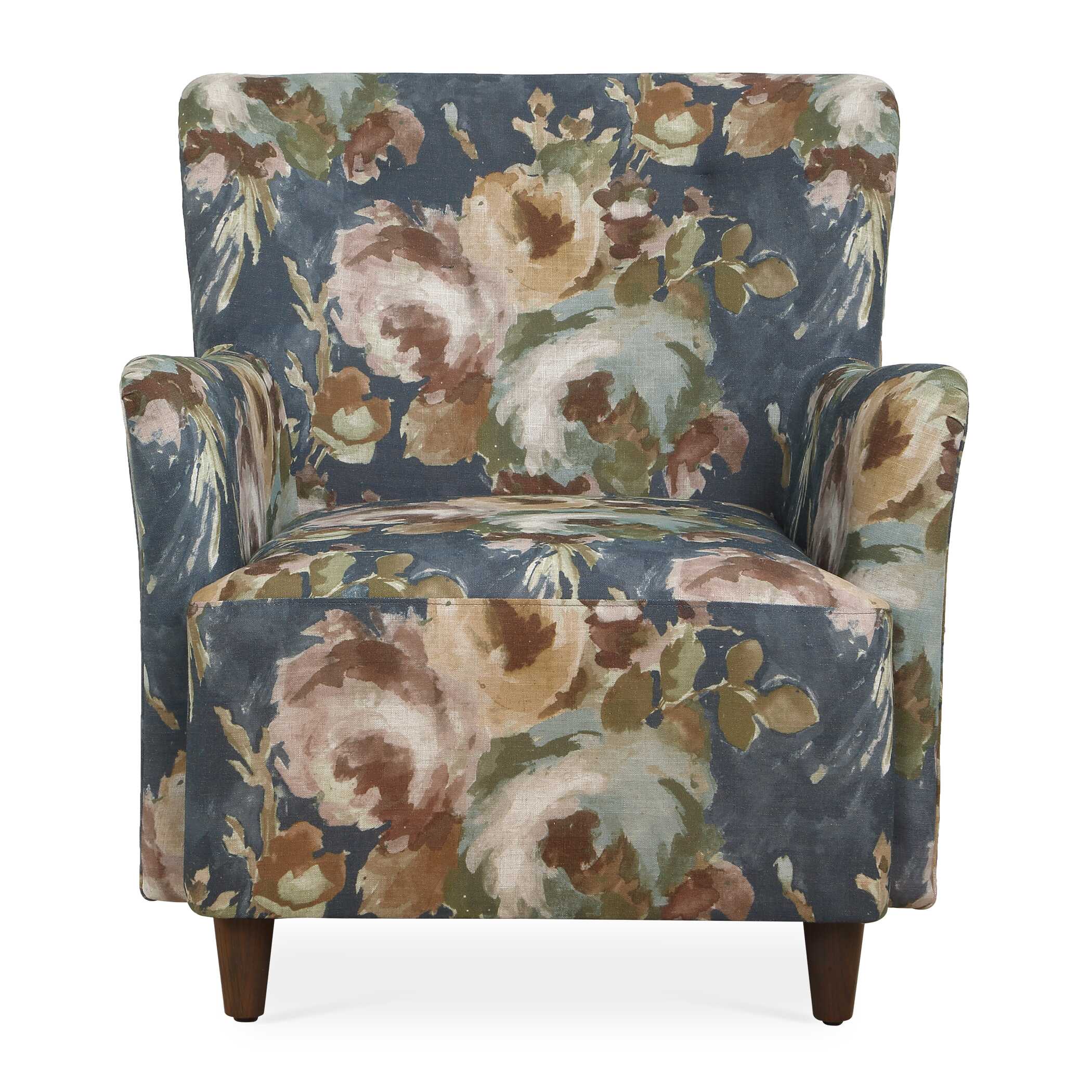 Lainey Floral Upholstered Armchair, Furniture by Uttermost, 30" width x 32.5" height x 31.5" depth View 1