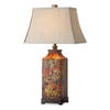 Colorful Flowers Table Lamp, by Uttermost, 18" width x 32" height x 12" depth thumbnail 1