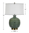 Nataly Aged Green Table Lamp thumbnail 2