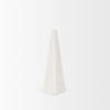 Pyramis White Rough Marble Obelisk 13' thumbnail 4