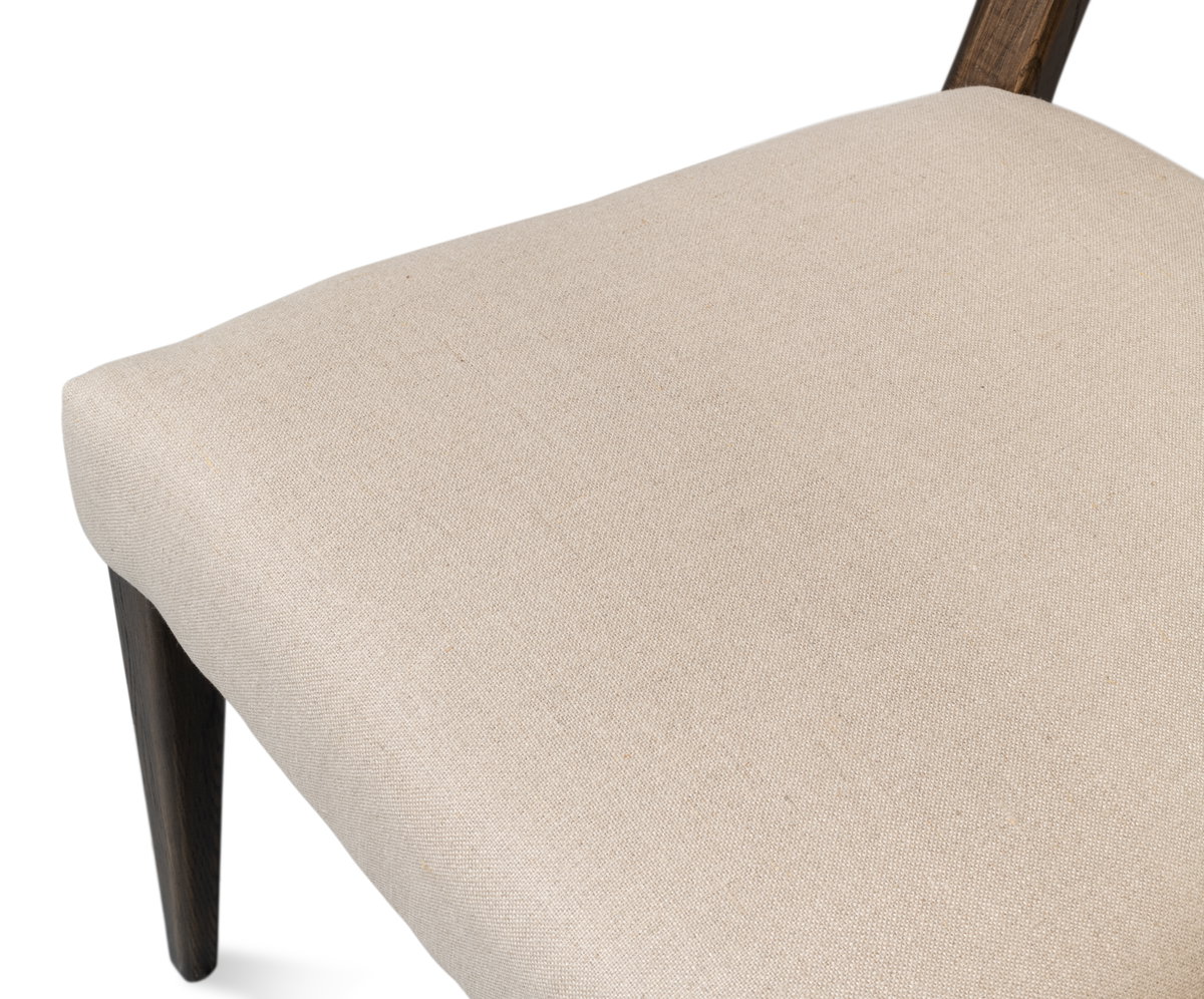 Landon Side Chair, by Sarreid, 2' length x 1'6" width x 2'9" height View 12