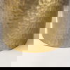 Leo 18.0L x 18.0W x 31.0H Gold Hammered with White Fabric Shade Table Lamp thumbnail 4