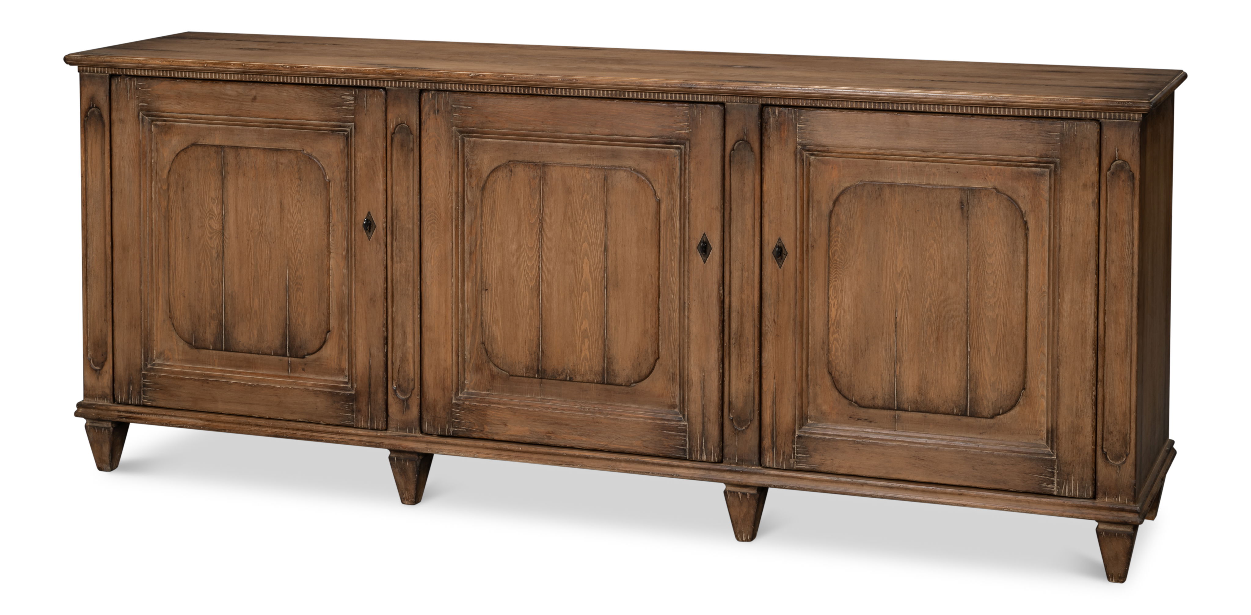 French Country Sideboard, Old Pine Stain large image 
