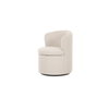 Dane Swivel Dining Chair Oatmeal, by Moe's Home, 25.6" width x 31.9" height x 25.6" depth thumbnail 3