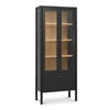 Hannah Tall Cabinet Black, Cabinets & Sideboard by Moe's Home, 35" width x 86.2" height x 16.9" depth thumbnail 2