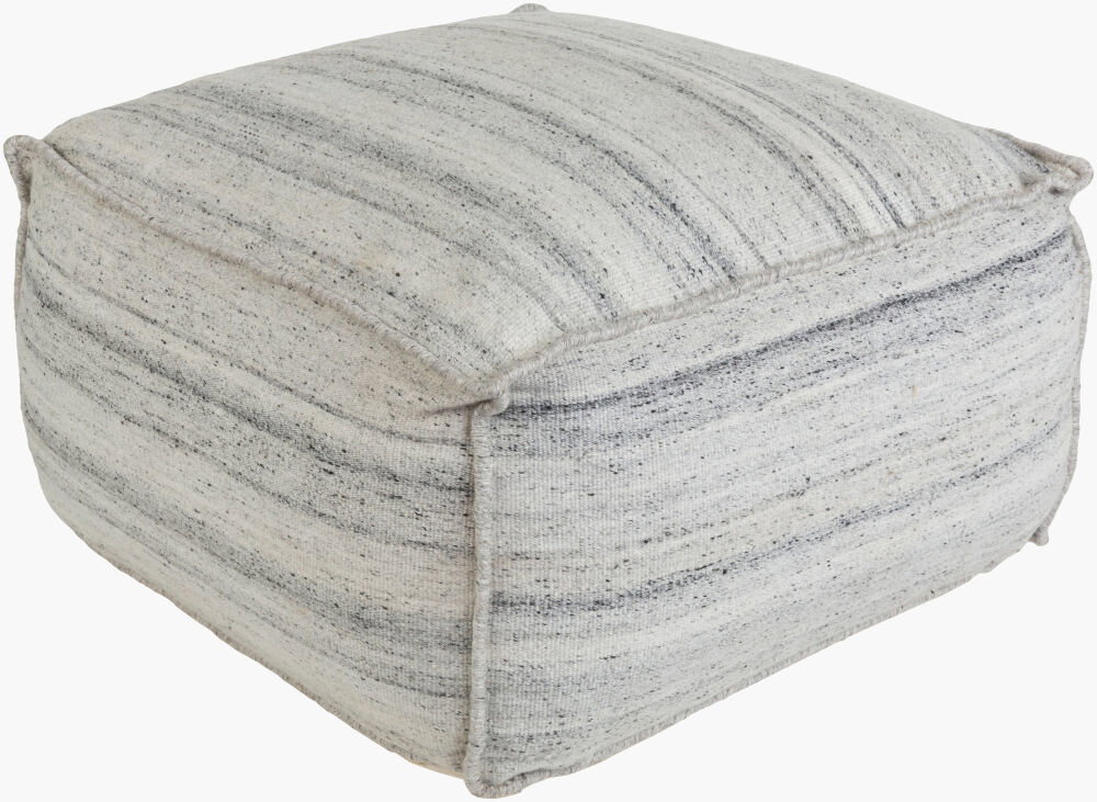 Barnsley Pouf, Ottoman by Surya, 25" width x 13" height