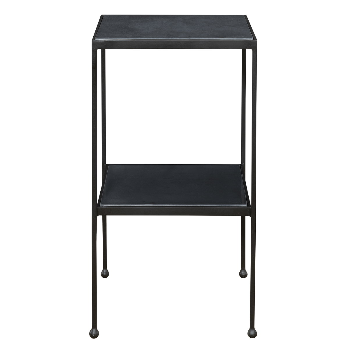 Sherwood Square Marble Accent Table, Side & End Table by Uttermost, 13" width x 25" height x 13" depth View 1