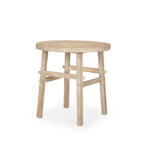 Rosie Large Blonde Wood End Table