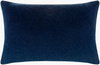 Cotton Velvet Lumbar Pillow, Decorative Pillow by Surya, 13" length x 20" width thumbnail