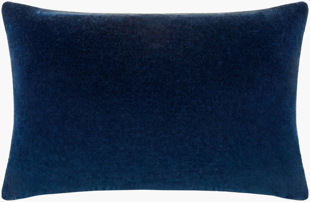 Cotton Velvet Lumbar Pillow, Decorative Pillow by Surya, 13" length x 20" width