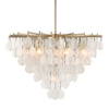 Goccia 8 Light Tear Drop Glass Pendant, by Uttermost, 38" width x 27.25" height x 38" diameter x 38" depth thumbnail 1