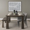 Wolcott 84'L x 42'W Rectangular Dining Table | Modern | Dark Brown Wood | Seats 8, by Mercana, 84" length x 42" width x 30" height thumbnail 2