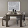 Wolcott Rectangular Dark Brown Solid Wood Dining Table, by Mercana, 84" length x 42" width x 30" height thumbnail 2