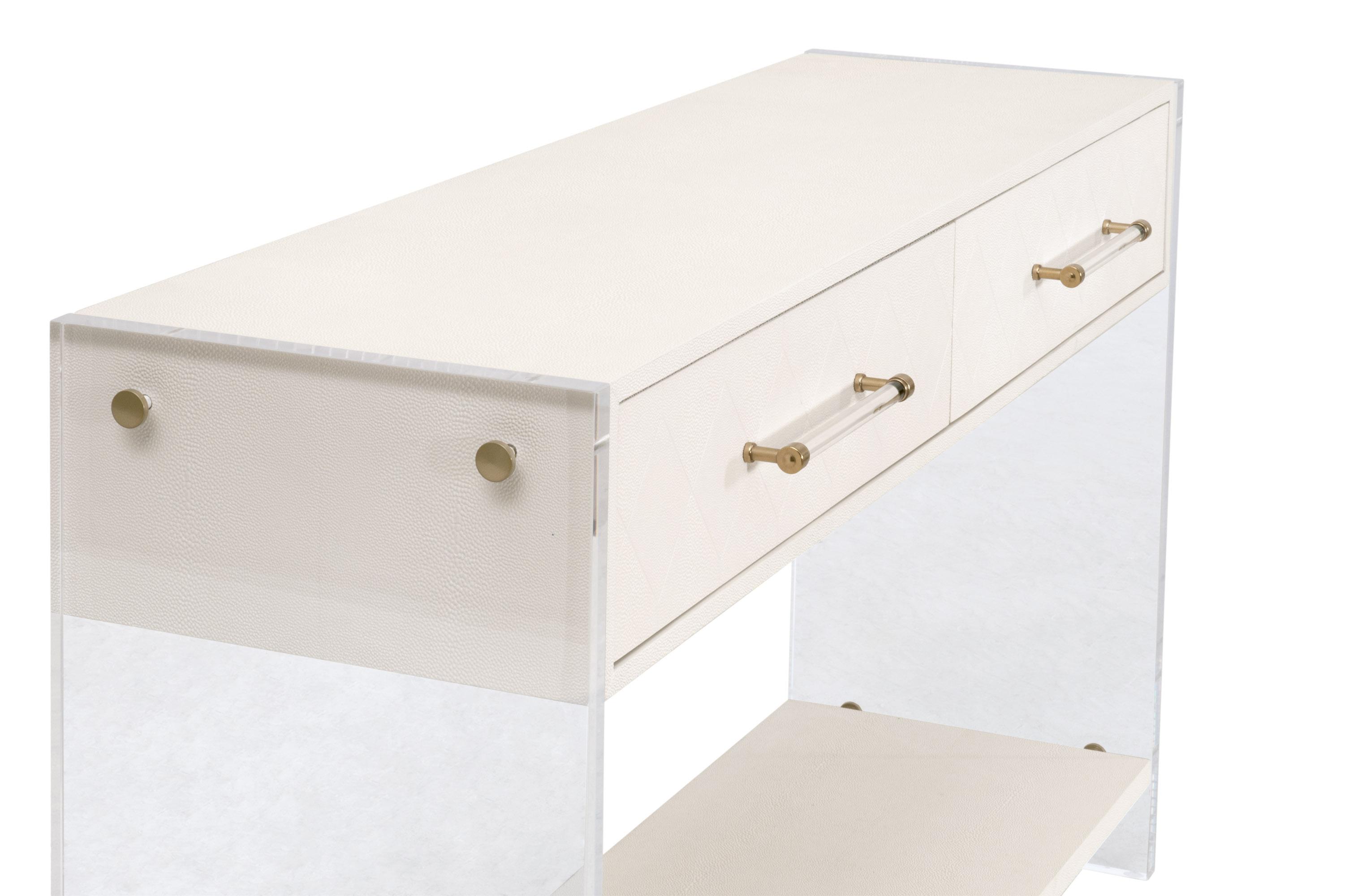 Sonia Shagreen Console Table large image 