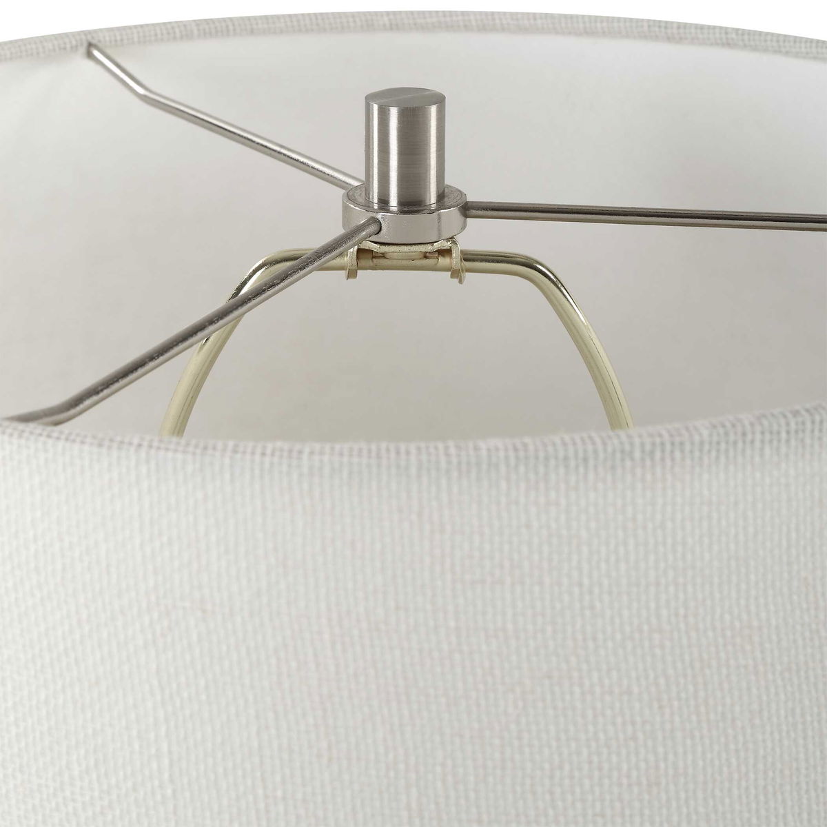 Rupture Aged Ivory Table Lamp, by Uttermost, 13" width x 19" height x 13" depth View 8