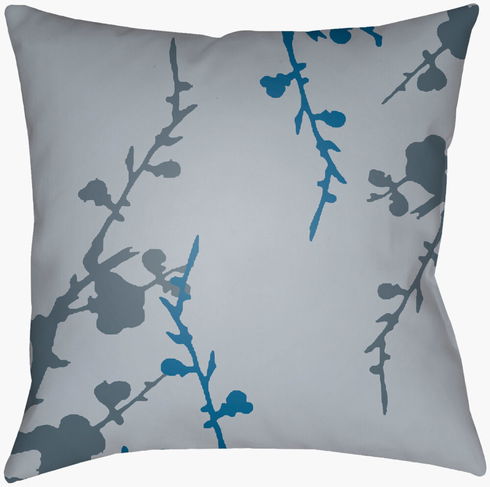 Chinoiserie Floral Accent Pillow