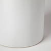 Kira I Small White Pinstripe Ceramic Vase, by Mercana, 4.92" length x 4.92" width x 17.72" height thumbnail 8