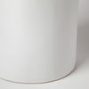Kira I Small White Pinstripe Ceramic Vase thumbnail 7