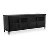 Henry Metal Media Unit Black, Media Console by Moe's Home, 65" width x 25" height x 19" depth thumbnail 2